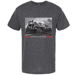 CNR 6060 steam tee dark heather